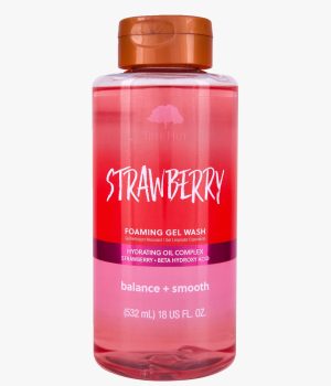 strawberry foaming gel wash